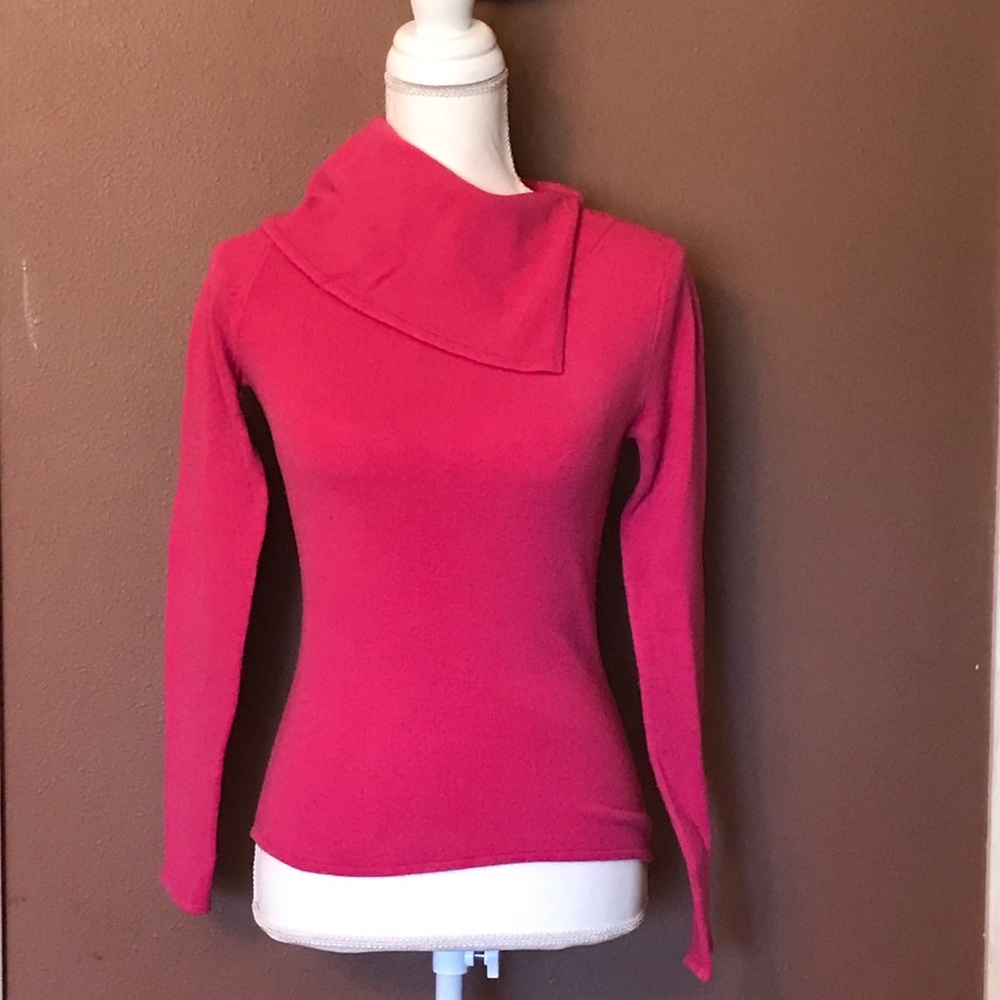 Rampage Clothing Company Pink Scarf Style Sweater